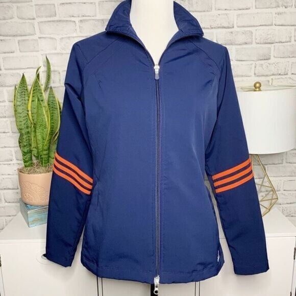 ADIDAS Blue Climacool Activewear Jacket Track Jacket Size Medium - Picture 3 of 11